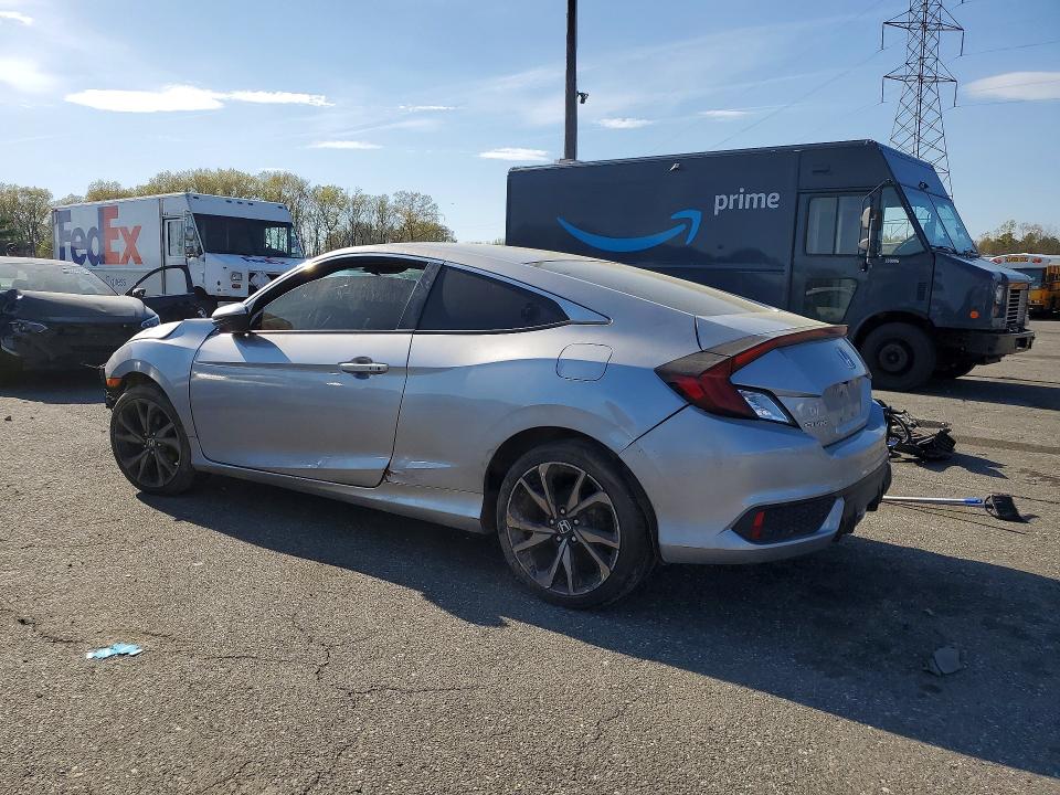 2019 Honda Civic VIN 2HGFC4B81KH301808 COPART salvage auction — FRONT END, IN - CERTIFICATE OF TITLE, sold $250 on 2026-07-09 (photo 2)
