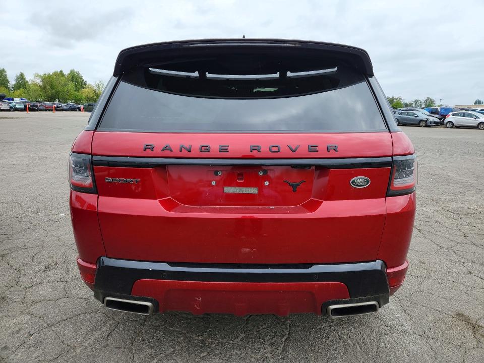 2019 Land rover RANGE ROVER VIN SALWV2SV1KA841668 COPART salvage auction — FRONT END, Id - Salvage Certificate Of Title, sold $12,800 on 2026-07-27 (photo 6)