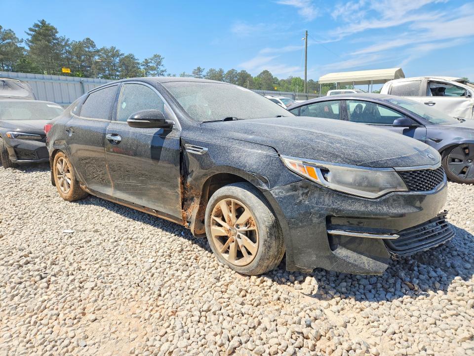 2016 Kia Optima VIN 5XXGT4L38GG038720 COPART salvage auction — FRONT END, GA - CERT OF TITLE-SALVAGE, sold $625 on 2026-07-09 (photo 4)