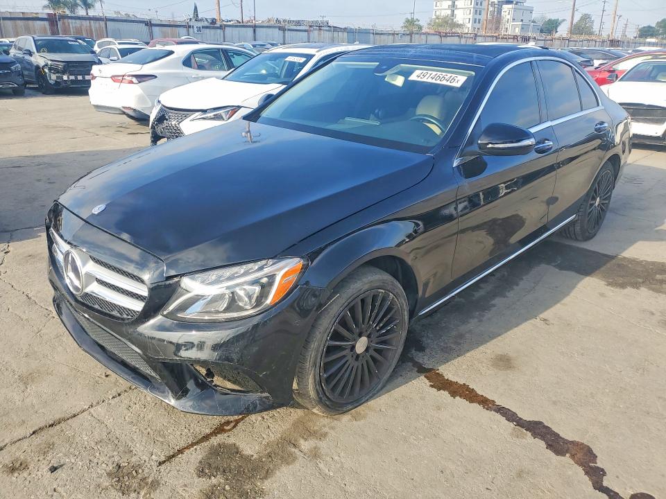 2019 Mercedes-benz C class VIN 55SWF8EB0KU316423 — COPART salvage auction photo
