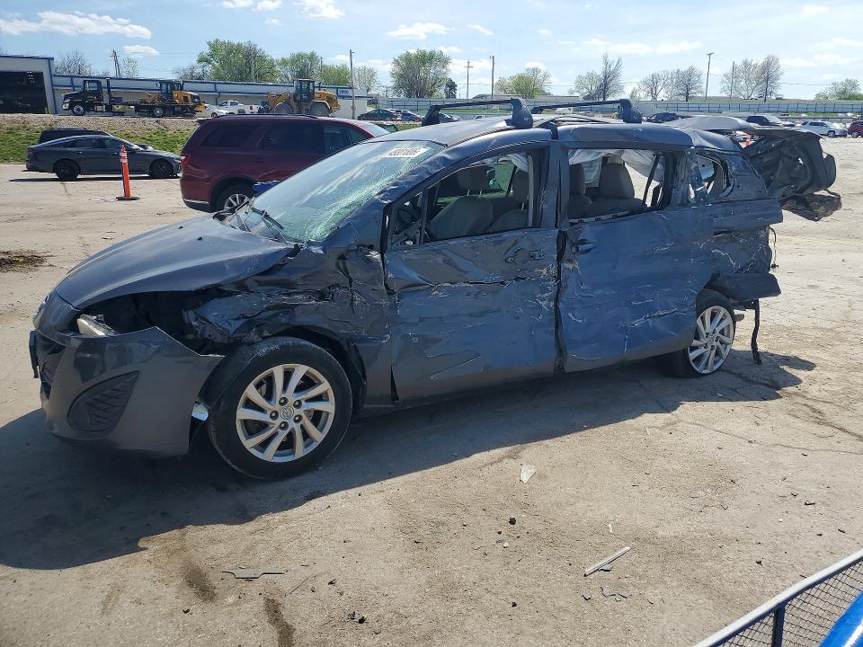 2012 Mazd 5 VIN JM1CW2BL3C0108776 COPART salvage auction — SIDE, MO - SALVAGE CERTIFICATE OF TITLE, sold $200 on 2026-07-24 (photo 1)