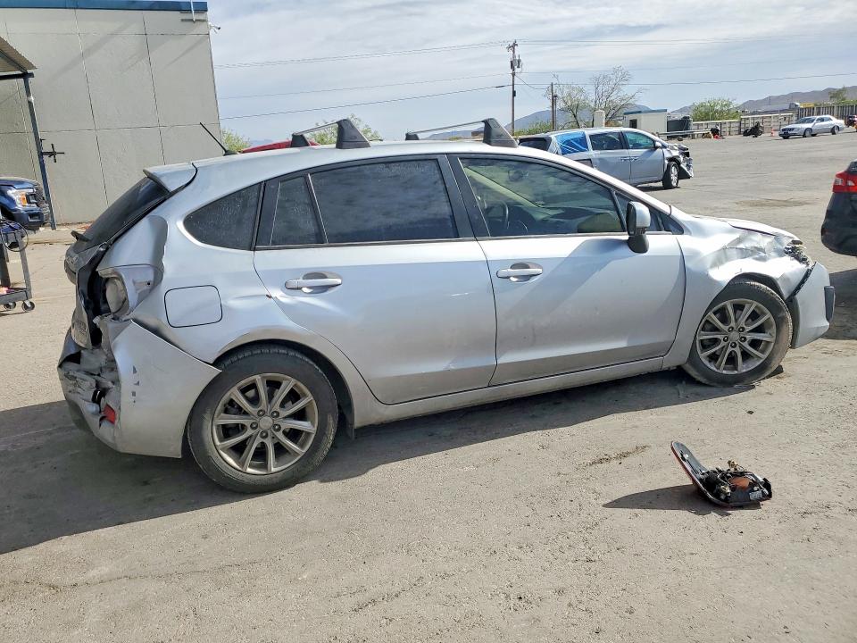 2012 Subaru Impreza VIN JF1GPAB64CH244179 COPART salvage auction — REAR END, Tx - Salvage Vehicle Title, sold $350 on 2026-07-10 (photo 3)
