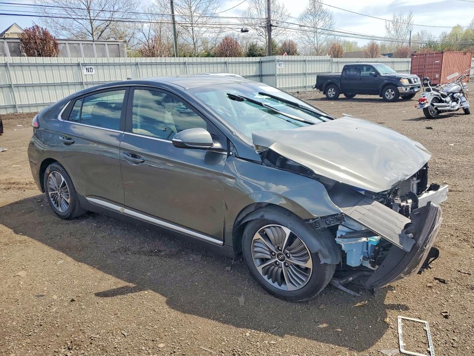 2021 Hyundai Ioniq VIN KMHC75LD1MU256582 COPART salvage auction — FRONT END, Ct - Cert Of Title-Salvage, sold $1,800 on 2026-07-07 (photo 4)