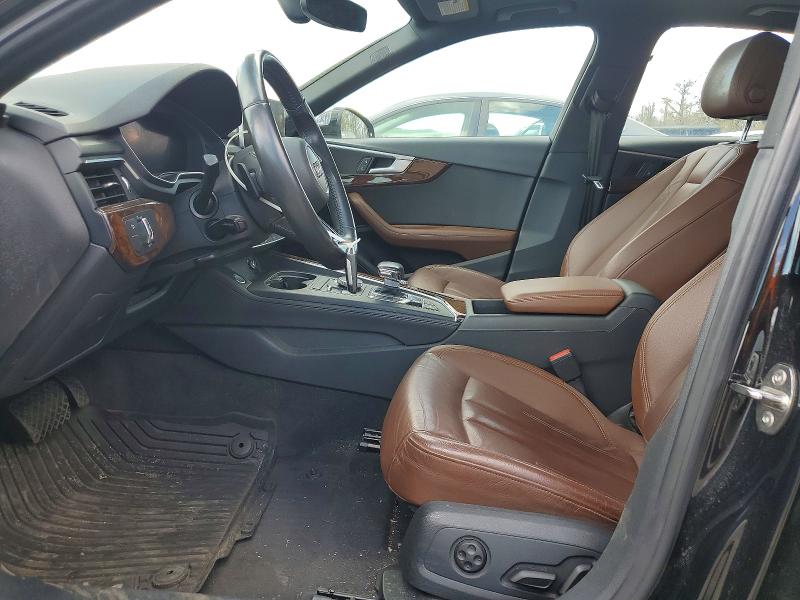 2019 Audi A4 VIN WAUENAF4XKN005362 COPART salvage auction — FRONT END, Ny - Mv907A-Parts Only, sold $3,150 on 2026-08-24 (photo 7)