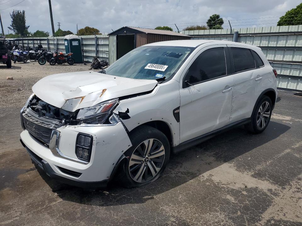 2021 Mitsubishi Outlander VIN JA4APUAUXMU028325 COPART salvage auction — MECHANICAL, Tx - Salvage Vehicle Title (P), sold $3,600 on 2026-07-06 (photo 1)