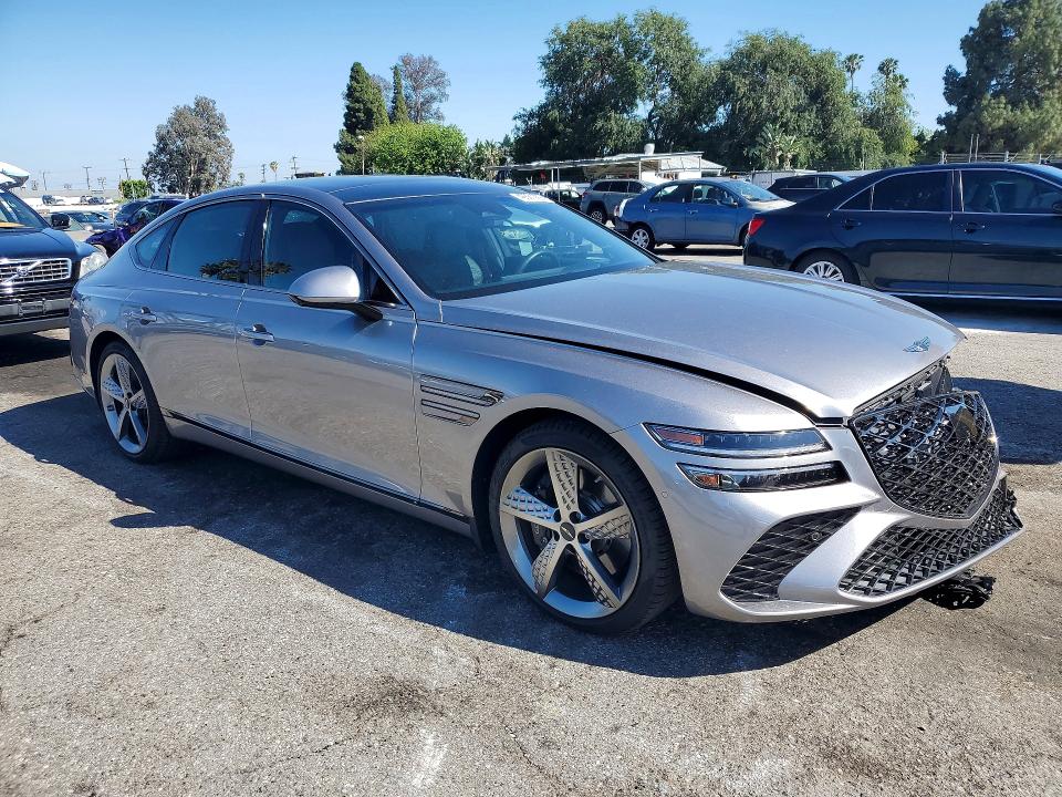 2025 Genesis G80 VIN KMTGG4SD5SU259615 COPART salvage auction — FRONT END, Ca - Salvage Certificate, sold $19,900 on 2026-07-03 (photo 4)