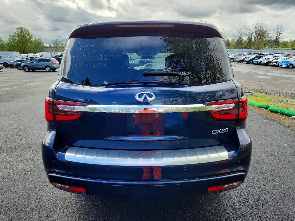 2018 Infiniti Qx80 VIN JN8AZ2NF4J9662975 COPART salvage auction — MINOR DENT/SCRATCHES, Or - Salvage Title Certificate, sold $7,800 on 2026-07-08 (photo 6)