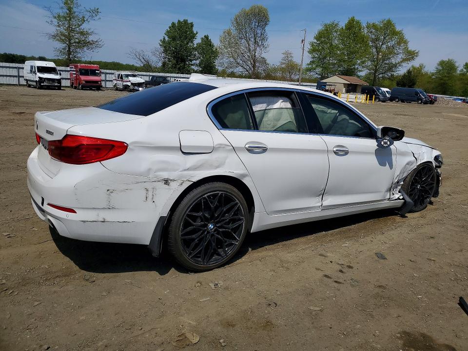 2018 BMW 5er VIN WBAJA5C56JWA36912 COPART salvage auction — FRONT END, Nj - Certificate Of Title, sold $4,150 on 2026-07-13 (photo 3)