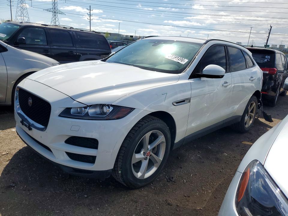 2018 Jaguar VIN SADCJ2FX3JA321413 COPART salvage auction — REAR END, Il - Salvage Certificate, sold $3,450 on 2026-07-09 (photo 1)