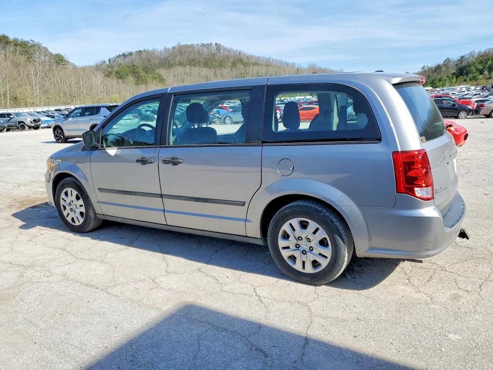 2014 Dodge Caravan VIN 2C4RDGBG1ER168127 COPART salvage auction — SIDE, NC - SALVAGE CERTIFICATE OF TITLE, sold $300 on 2026-07-09 (photo 2)