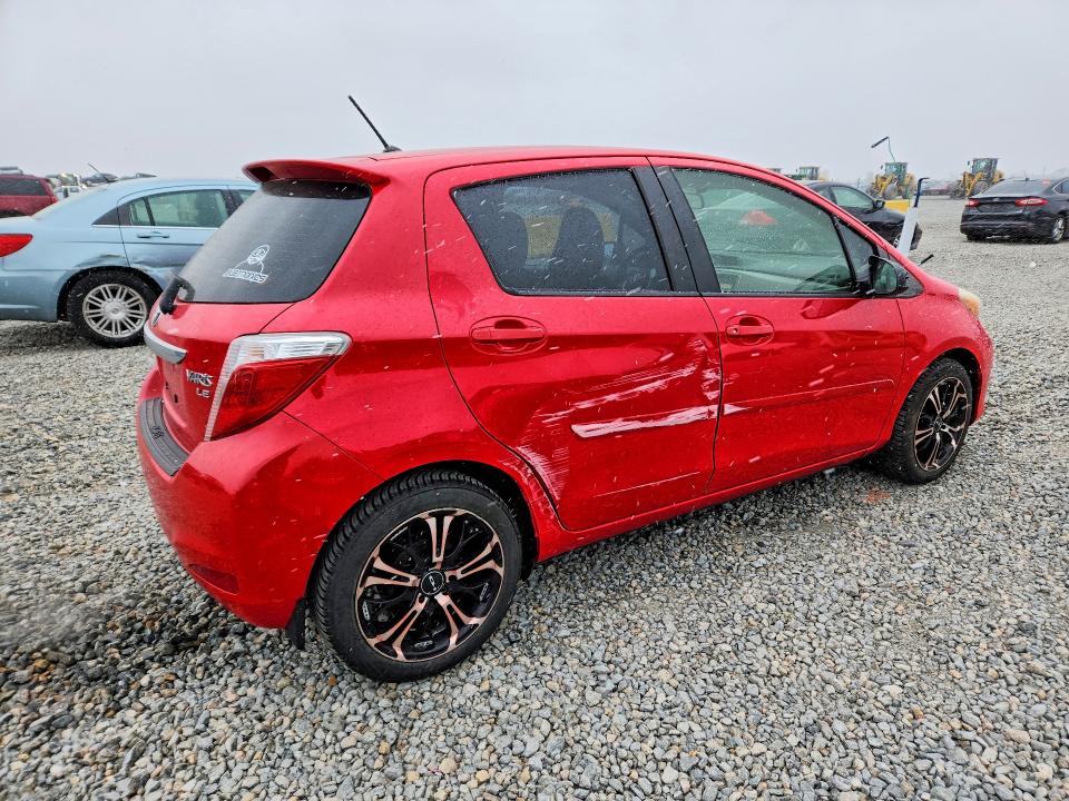 2014 Toyota Yaris VIN JTDKTUD31ED581620 COPART salvage auction — SIDE, Id - Salvage Certificate Of Title, sold $3,250 on 2026-07-02 (photo 3)