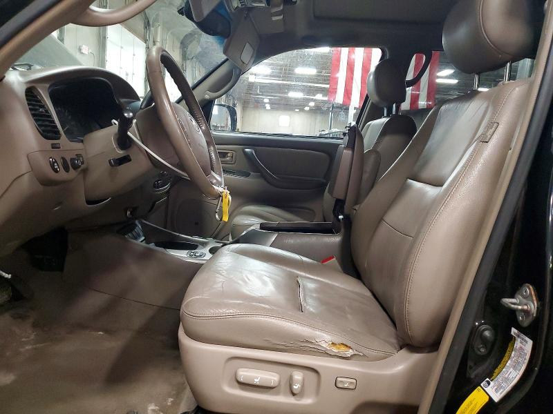 2005 Toyota Sequoia VIN 5TDBT48A95S236414 COPART salvage auction — FRONT END, Mn - Cert Of Title-Salvage, sold $1,750 on 2026-07-02 (photo 7)