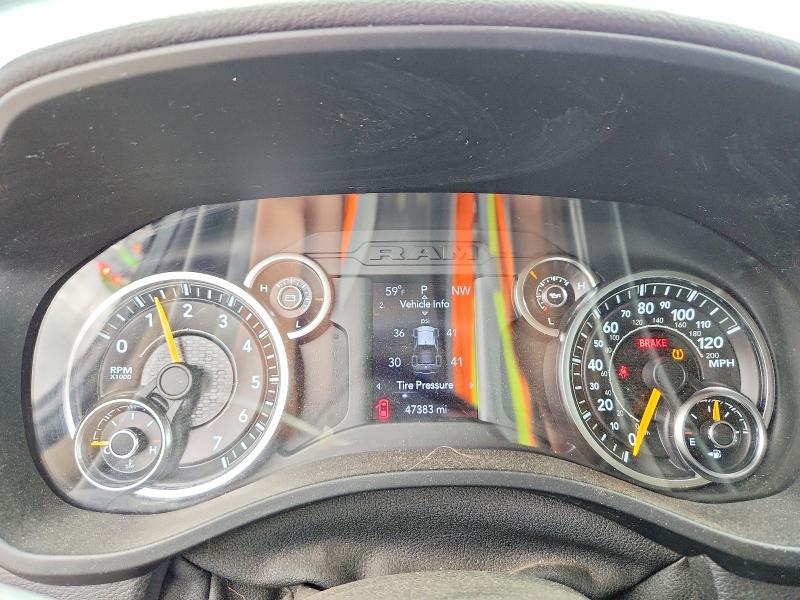 2020 Ram 1500 VIN 1C6RREBG9LN289429 COPART salvage auction — FRONT END, Or - Salvage Title Certificate, sold $7,500 on 2026-08-04 (photo 9)