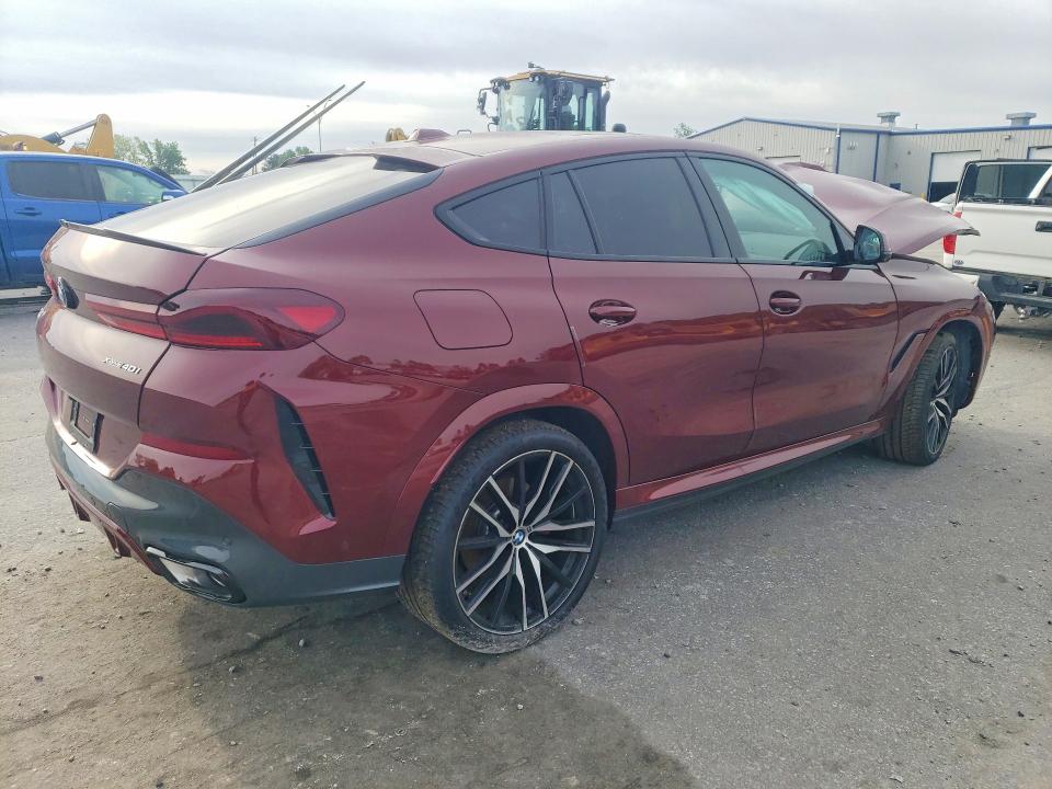 2026 BMW X6 VIN 5UX33EX08T9056189 COPART salvage auction — FRONT END, Nc - Salvage Certificate Of Title, sold $17,000 on 2026-07-23 (photo 3)