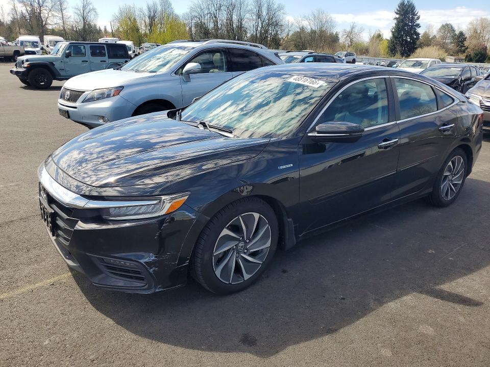 2020 Honda Insight VIN 19XZE4F96LE013045 COPART salvage auction — REAR END, Or - Salvage Title Certificate, sold $7,600 on 2026-08-19 (photo 1)