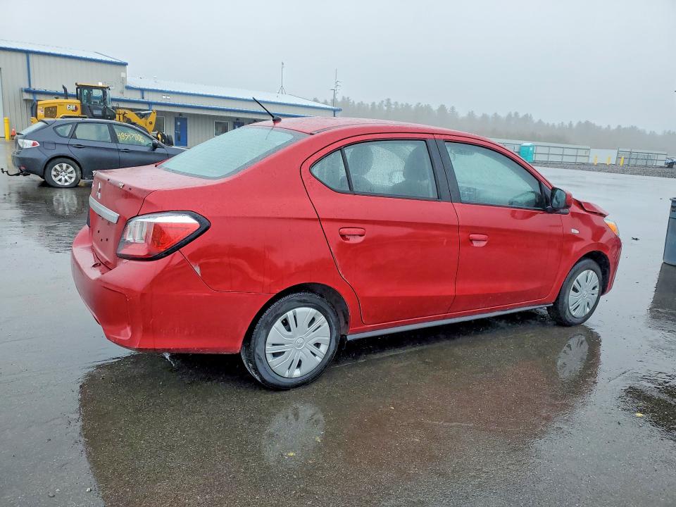 2021 Mitsubishi Mirage VIN ML32FUFJ3MHF01010 COPART salvage auction — FRONT END, ID - SALVAGE CERTIFICATE OF TITLE, sold $2,050 on 2026-07-24 (photo 3)