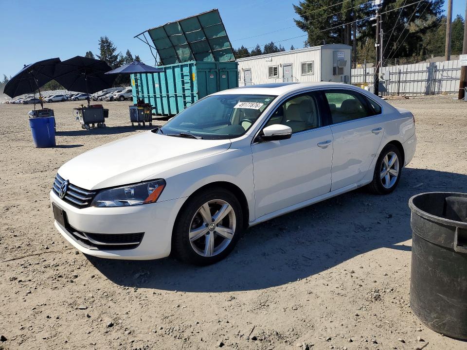 2013 Volkswagen Passat VIN 1VWBH7A36DC088489 COPART salvage auction — MINOR DENT/SCRATCHES, Wa - Vehicle Cert Of Ownership-Titl, sold $525 on 2026-07-10 (photo 1)