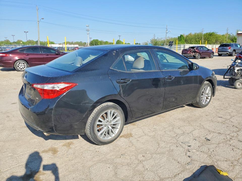 2014 Toyota Corolla VIN 5YFBURHE9EP100192 COPART salvage auction — SIDE, Tx - Salvage Vehicle Title, sold $1,950 on 2026-07-17 (photo 3)