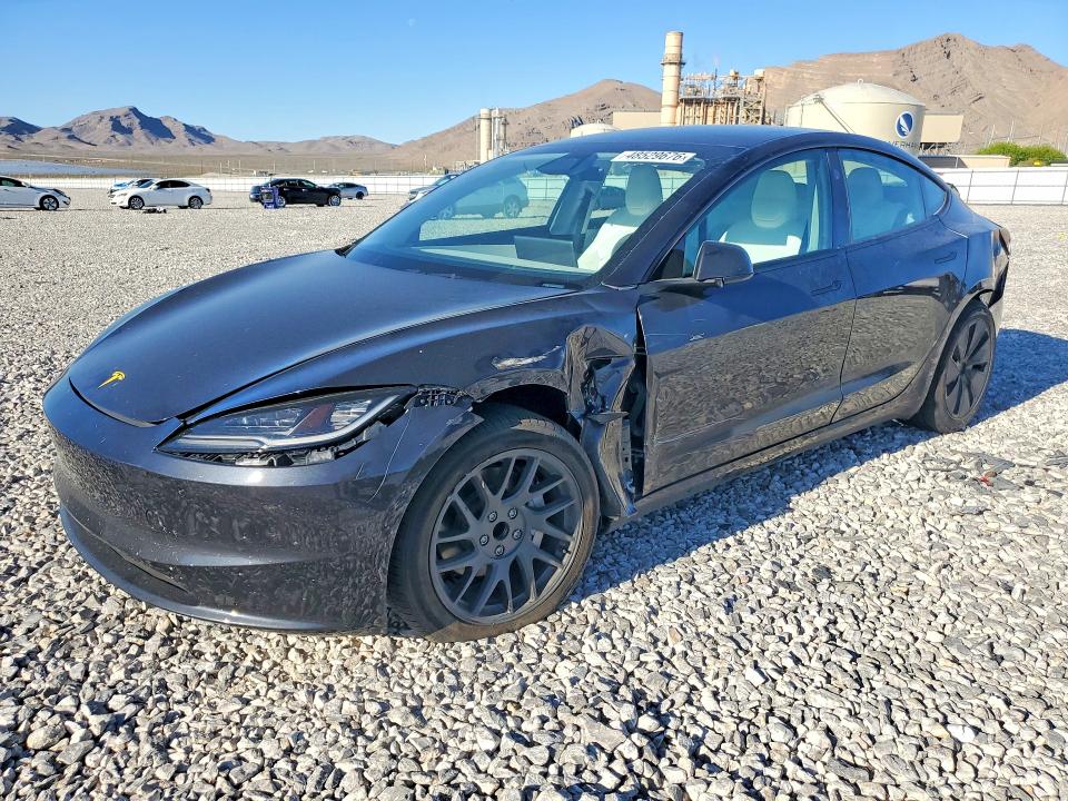 2024 Tesla Model 3 VIN 5YJ3E1EA1RF830717 COPART salvage auction — FRONT END, Nv - Salvage Title, sold $13,100 on 2026-07-22 (photo 1)