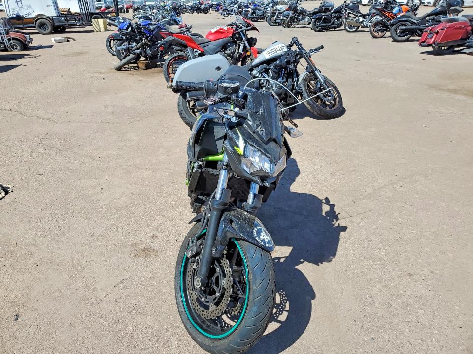 2022 Kawasaki Er VIN ML5EREL12NDA73929 COPART salvage auction — FRONT END, Az - Cert Of Title - Salvage, sold $950 on 2026-07-27 (photo 2)