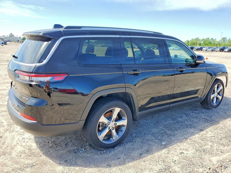 2022 Jeep Grand cherokee l VIN 1C4RJKBGXN8513727 COPART salvage auction — FRONT END, TX - SALVAGE VEHICLE TITLE, sold $8,600 on 2026-07-28 (photo 3)