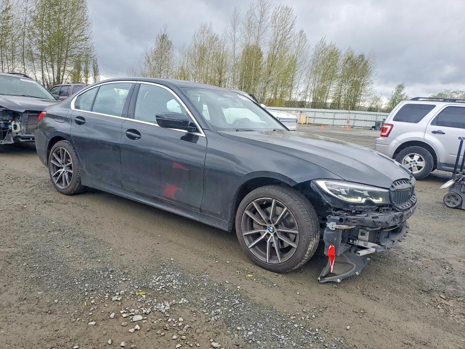2019 BMW 3er VIN WBA5R7C5XKAJ81677 COPART salvage auction — FRONT END, Wa - Bill Of Sale, sold $11,500 on 2026-07-13 (photo 4)