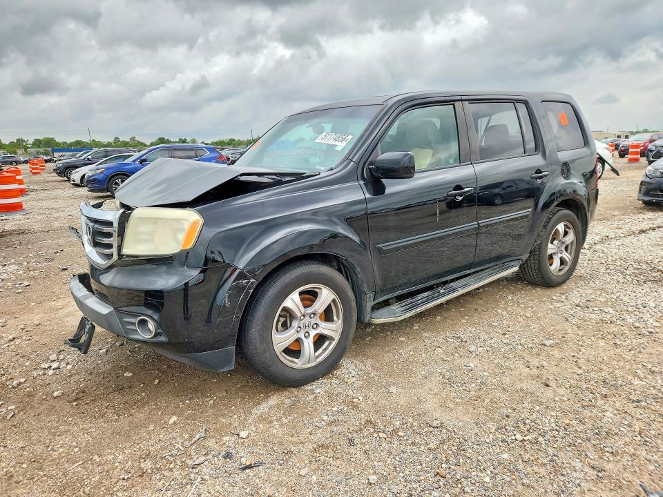 2014 Honda Pilot VIN 5FNYF4H72EB015697 COPART salvage auction — FRONT END, Tx - Salvage Vehicle Title, sold $725 on 2026-07-02 (photo 1)