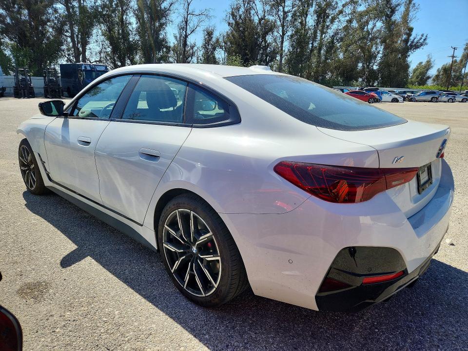 2025 BMW I4 VIN WBY33HD07SFU48327 COPART salvage auction — FRONT END, Ca - Salvage Certificate, sold $21,600 on 2026-07-31 (photo 2)