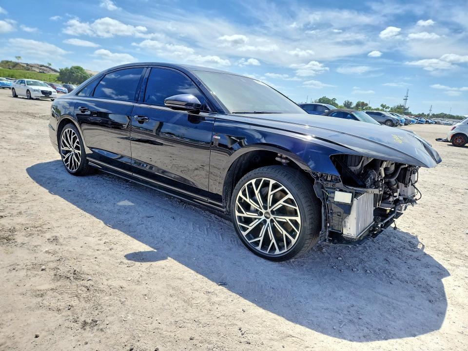 2024 Audi A8 VIN WAULDAF8XRN004994 COPART salvage auction — FRONT END, Fl - Cert Of Title Slvg Rebuildable, sold $25,750 on 2026-07-02 (photo 4)