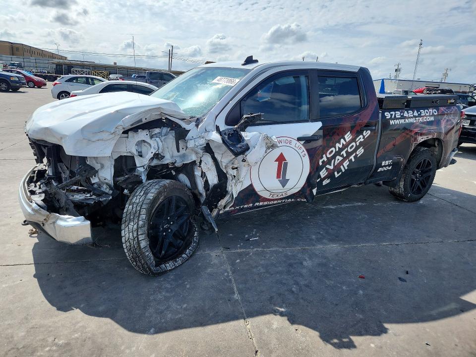 2024 Chevrolet Silverado 1500 VIN 1GCPAAEK0RZ171366 COPART salvage auction — Front End, TX - SALVAGE VEHICLE TITLE, sold $5,900 on 2026-04-27 (photo 1)