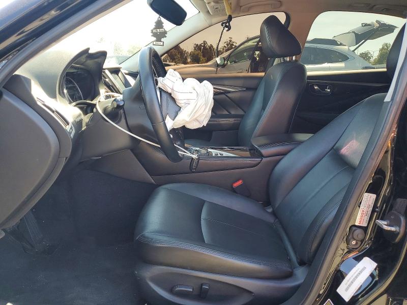 2018 Infiniti Q50 VIN JN1EV7AP3JM357519 COPART salvage auction — FRONT END, Ca - Salvage Certificate, sold $1,050 on 2026-07-06 (photo 7)