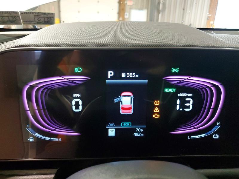 2025 Kia Niro VIN KNDCR3LE7S5287905 COPART salvage auction — REAR END, Salvage Title, sold $1,650 on 2026-07-29 (photo 9)