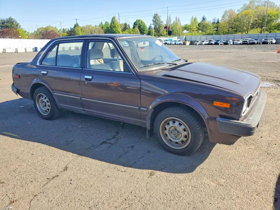 1983 Honda Civic VIN JHMST3439DS037272 COPART salvage auction — REAR END, Or - Salvage Title Certificate, sold $250 on 2026-07-08 (photo 4)
