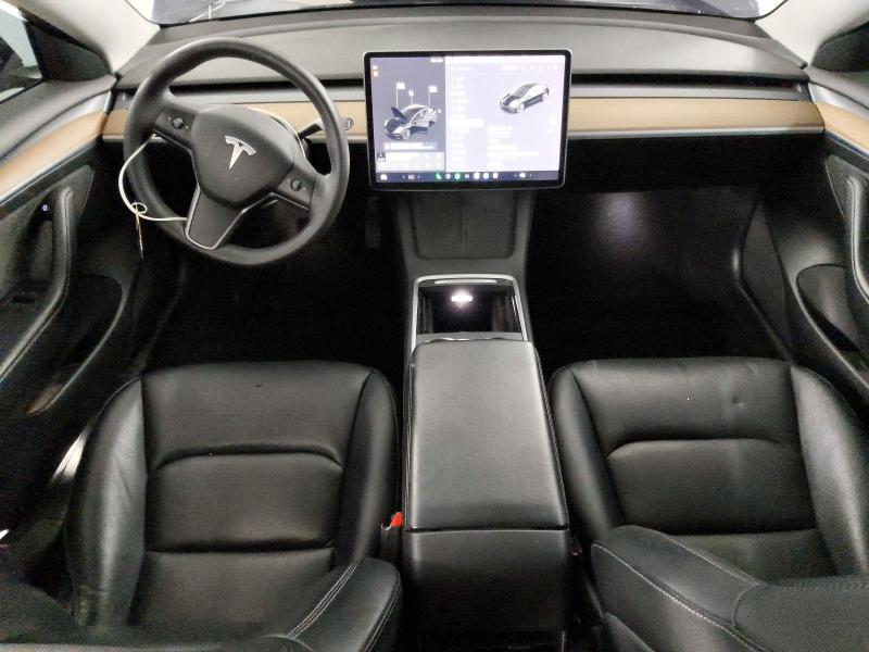 2021 Tesla Model 3 VIN 5YJ3E1EB3MF006820 COPART salvage auction — FRONT END, Ca - Certificate Of Title, sold $9,600 on 2026-07-07 (photo 8)