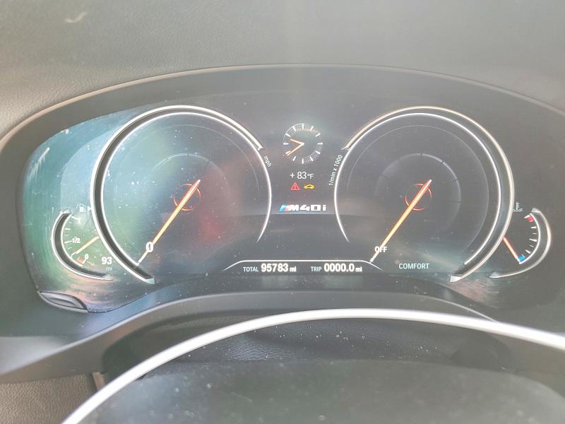 2019 BMW X4 VIN 5UXUJ5C56K9A32793 COPART salvage auction — FRONT END, Md - Cert Of Salvage > 75% Damage, sold $4,150 on 2026-07-24 (photo 9)