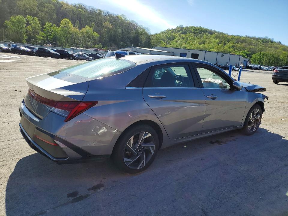 2025 Hyundai Elantra VIN KMHLS4DG4SU856169 COPART salvage auction — FRONT END, FL - CERT OF TITLE SLVG REBUILDABLE, sold $5,000 on 2026-07-11 (photo 3)