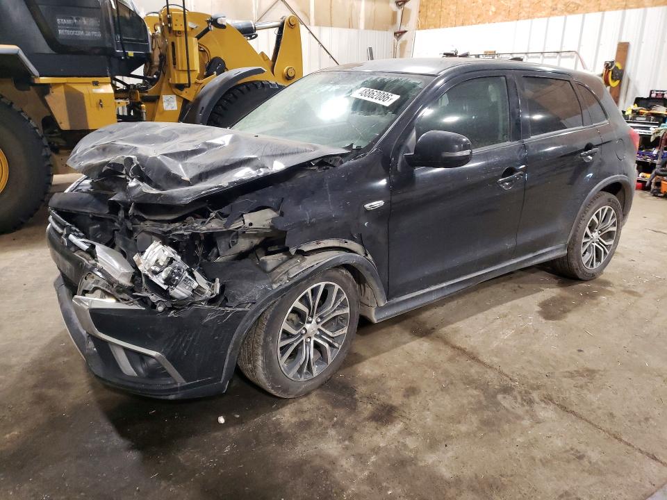 2019 Mitsubishi Outlander VIN JA4AR3AU8KU027627 COPART salvage auction — FRAME DAMAGE, Ak - Bill Of Sale- Salvage, sold $20 on 2026-07-14 (photo 1)