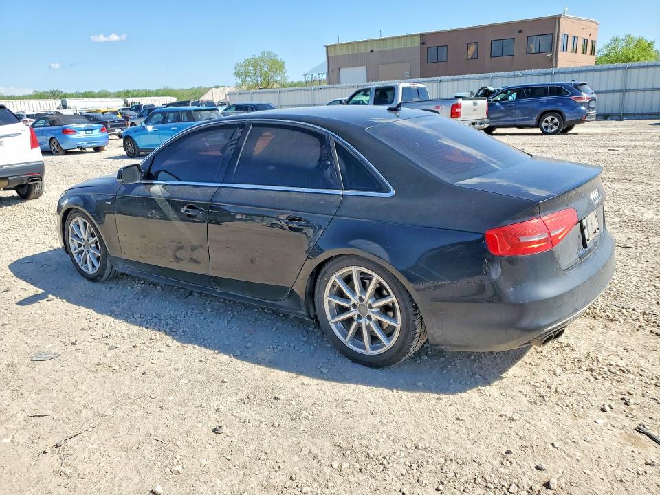 2014 Audi A4 VIN WAUFFAFL4EN015818 COPART salvage auction — FRONT END, Mo - Salvage Certificate Of Title, sold $1,250 on 2026-07-09 (photo 2)