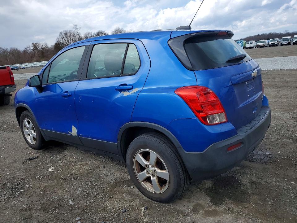 2015 Chevrolet Trax VIN KL7CJPSB5FB260728 COPART salvage auction — MECHANICAL, Ma - Certificate Of Title, sold $475 on 2026-07-21 (photo 2)