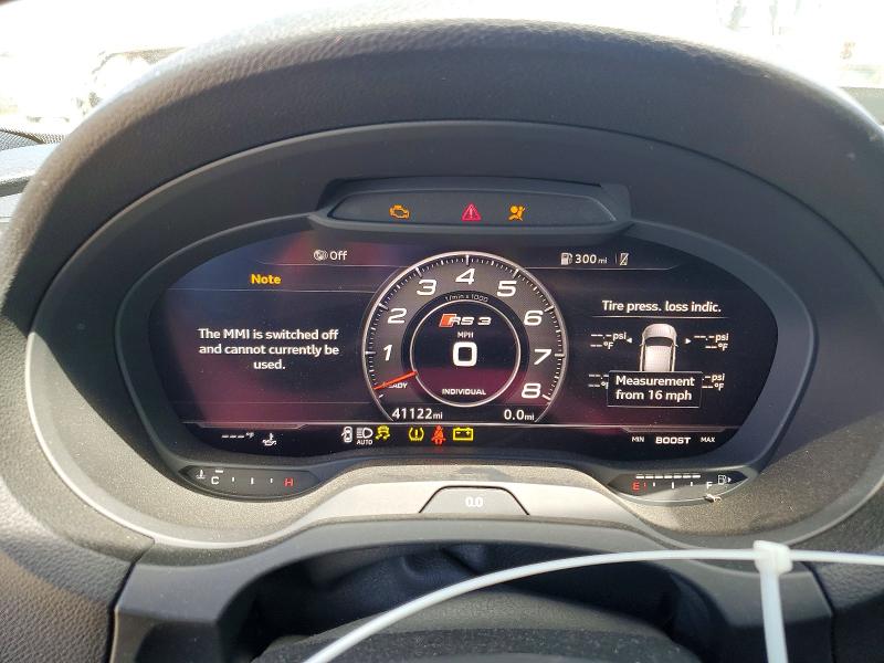 2019 Audi Rs3 VIN WUABWGFF9KA905591 COPART salvage auction — FRONT END, Salvage Title, sold $11,800 on 2026-09-17 (photo 9)
