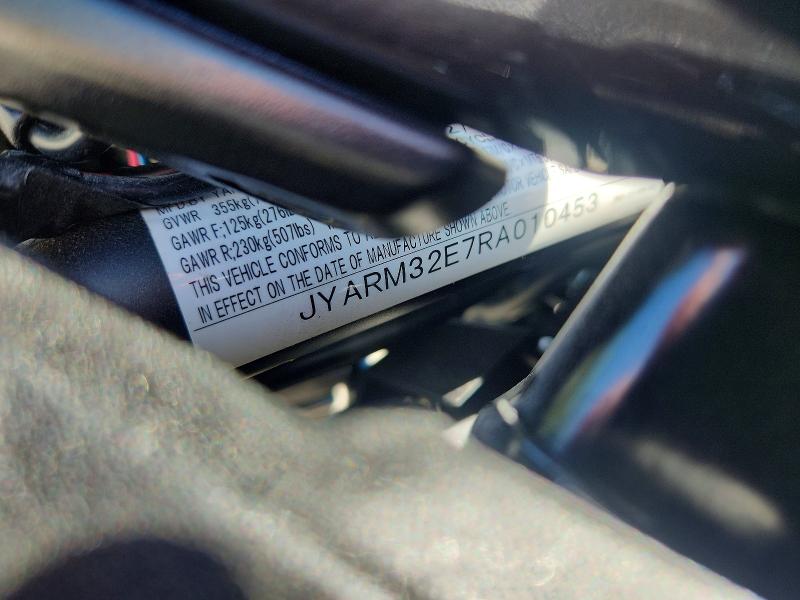 2024 Yamaha Mt07 VIN JYARM32E7RA010453 COPART salvage auction — ALL OVER, Nc - Salvage Certificate Of Title, sold $3,150 on 2026-07-23 (photo 9)