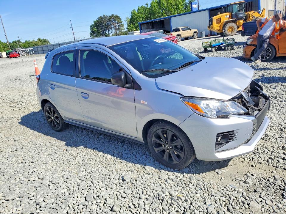 2022 Mitsubishi Mirage VIN ML32AWHJ4NH000889 COPART salvage auction — FRONT END, NC - SALVAGE CERTIFICATE OF TITLE, sold $2,000 on 2026-07-29 (photo 4)