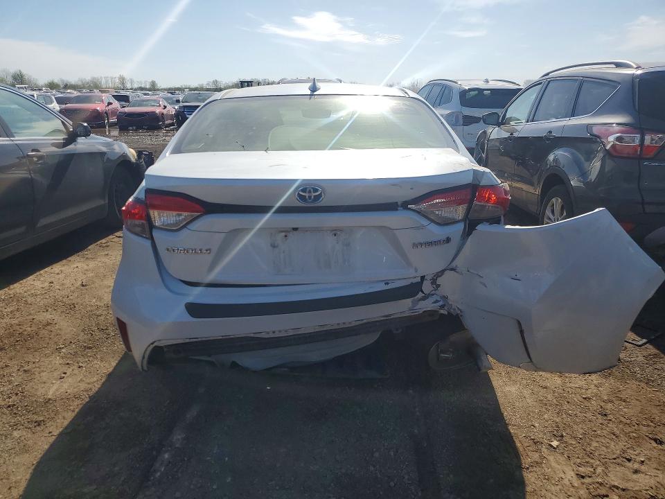 2022 Toyota Corolla VIN JTDEAMDEXN3013876 COPART salvage auction — FRONT END, Il - Salvage Certificate, sold $4,450 on 2026-07-23 (photo 6)