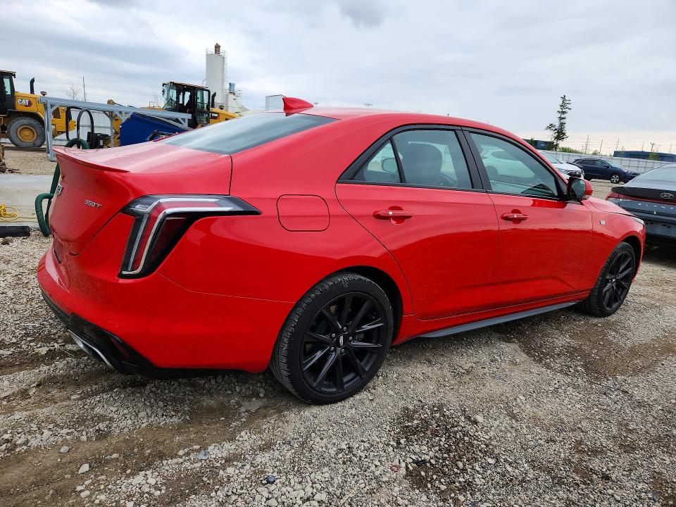 2021 Cadillac Ct4 VIN 1G6DG5RK7M0105822 COPART salvage auction — HAIL, Ia - Cert Of Title-Salvage Title, sold $11,200 on 2026-07-15 (photo 3)