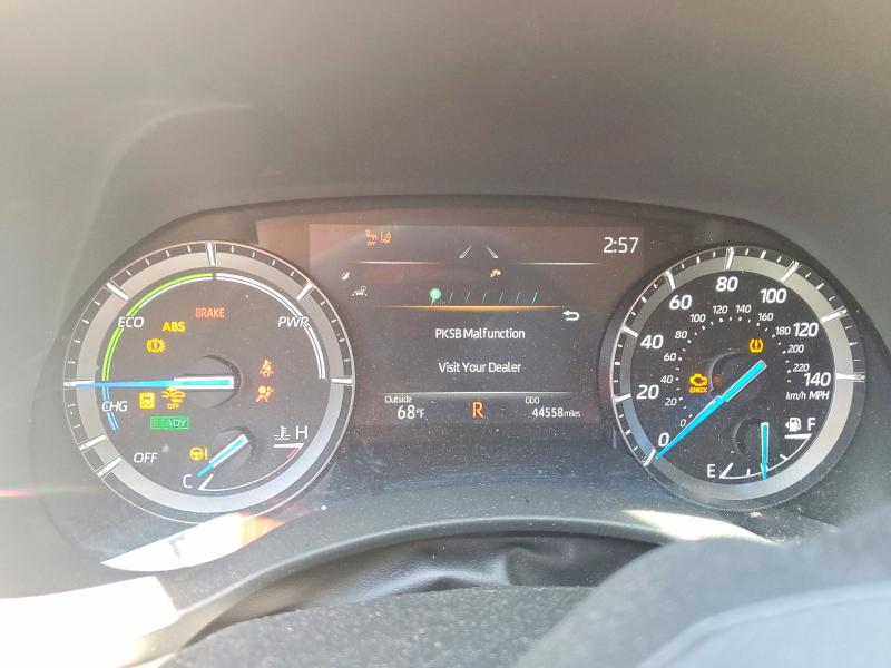 2021 Toyota Highlander VIN 5TDXBRCH1MS531189 COPART salvage auction — FRONT END, Md - Cert Of Salvage > 75% Damage, sold $4,550 on 2026-07-23 (photo 9)