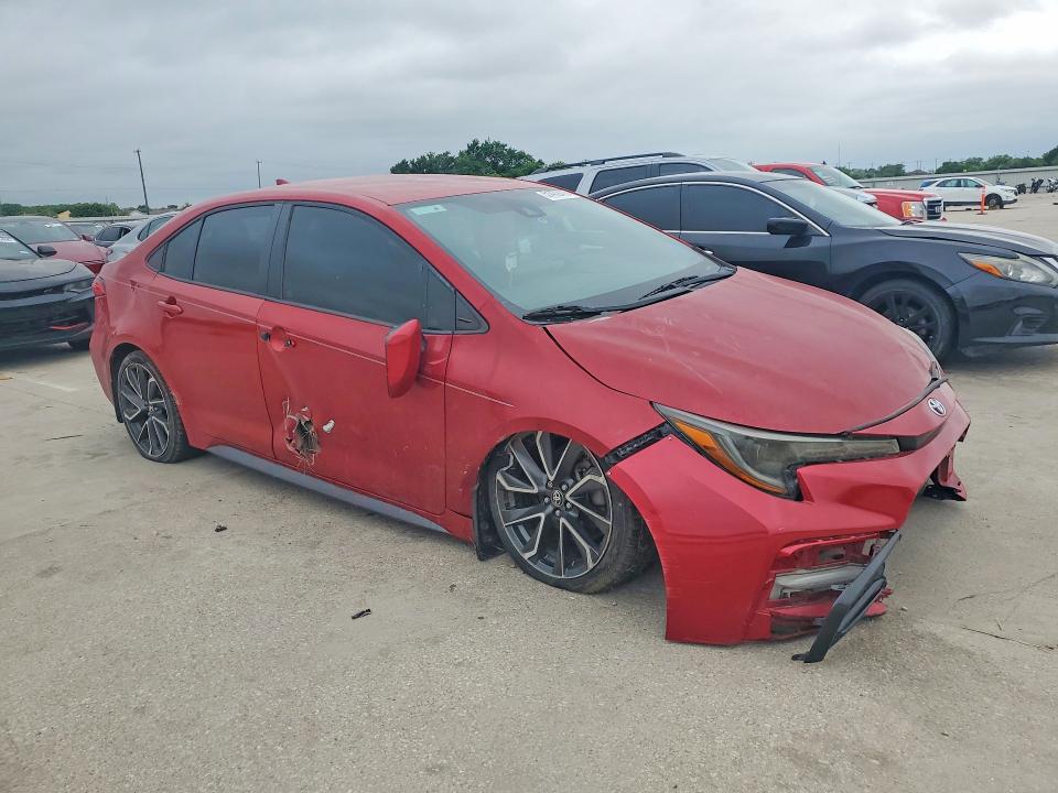 2020 Toyota Corolla VIN 5YFS4RCE1LP019868 COPART salvage auction — FRONT END, Tx - Certificate Of Title, sold $1,700 on 2026-07-27 (photo 4)