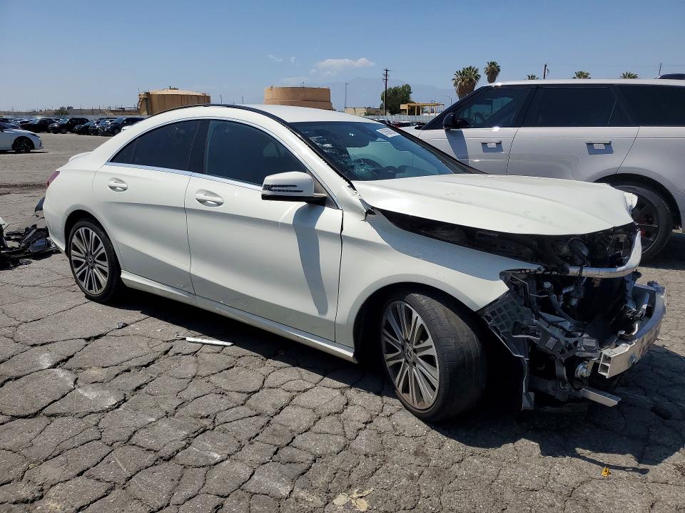2018 Mercedes-benz Cla-class VIN WDDSJ4EB0JN578424 COPART salvage auction — FRONT END, Ca - Dis/Dlr/Exp Only Clean Title (P), sold $4,050 on 2026-07-08 (photo 4)