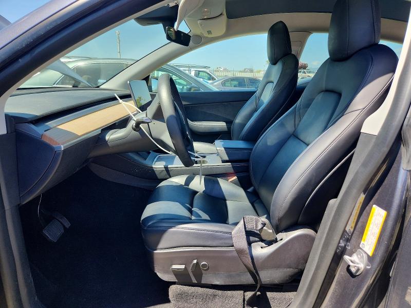 2022 Tesla Model y VIN 7SAYGDEE8NF384583 COPART salvage auction — FRAME DAMAGE, Ca - Salvage Certificate, sold $8,600 on 2026-07-16 (photo 7)