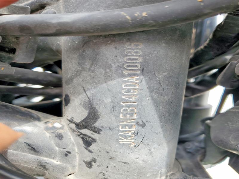 2016 Kawasaki En VIN JKAENEB14GDA10086 COPART salvage auction — FRONT END, In - Cert Of Title-Salvage Title, sold $850 on 2026-07-16 (photo 9)