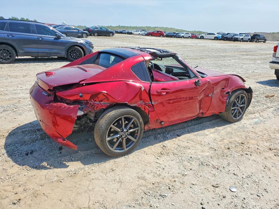 2019 Mazda Mx-5 miata VIN JM1NDAM77K0305716 COPART salvage auction — ALL OVER, Ga - Cert Of Title-Salvage, sold $1,800 on 2026-07-15 (photo 3)